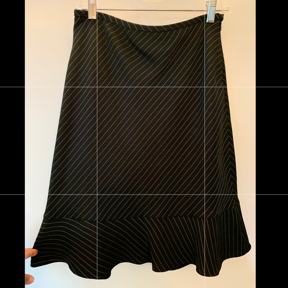 Classy Ann Taylor NWT skirt white stripes